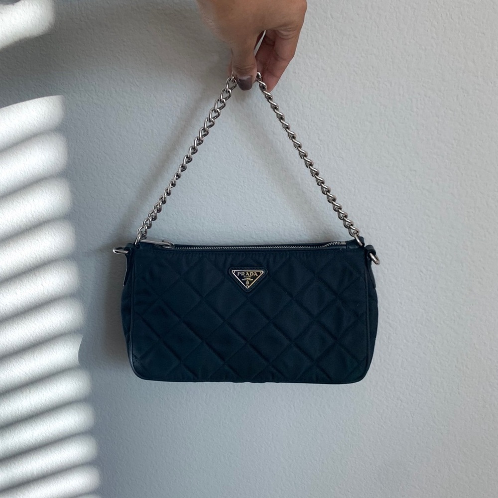 —- SOLD Prada Quilted Nylon Tessuto Mini Bag